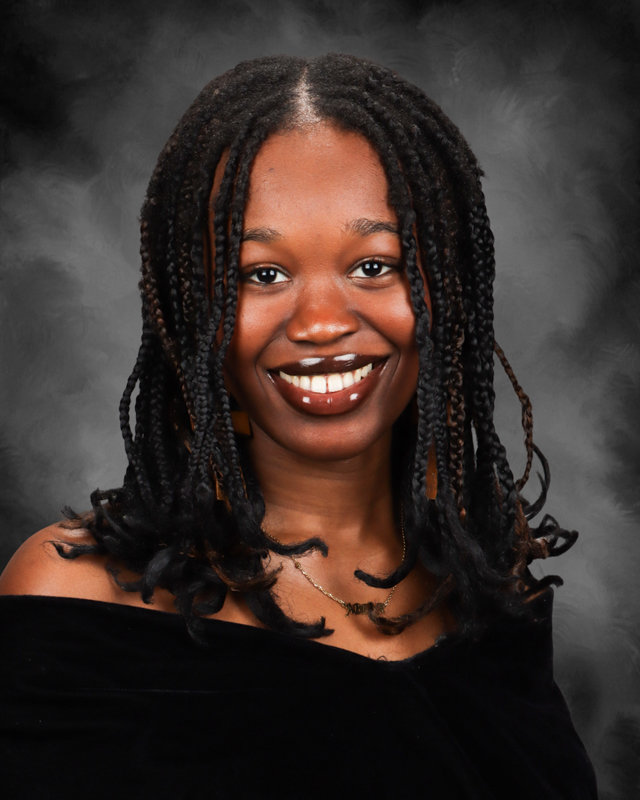 Senior yearbook portrait.
